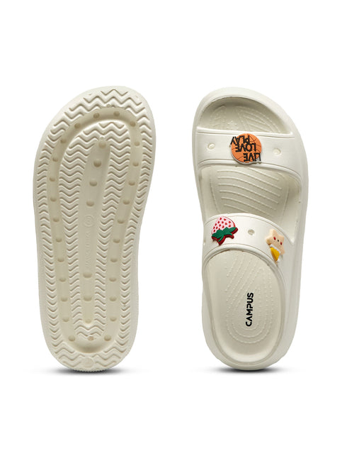 GCW-7004 White Women's Clogs